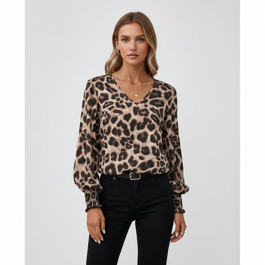 Langärmelige Damesbluse - Sabine