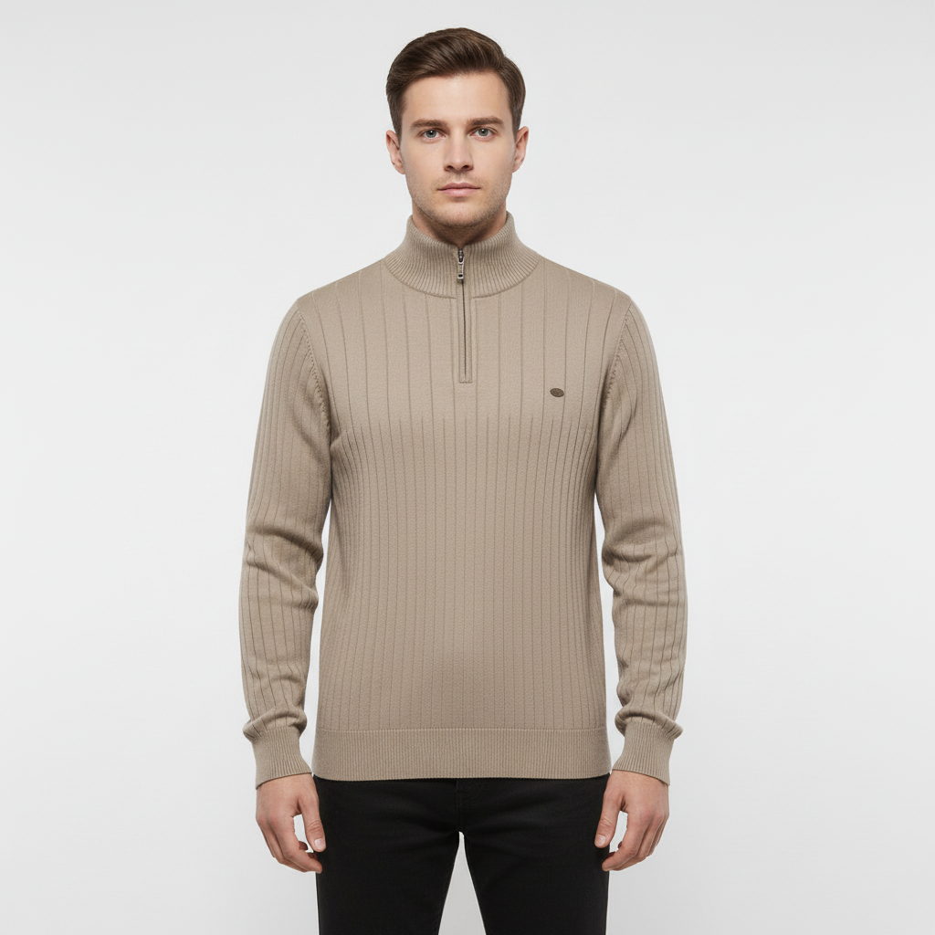 Langärmlige Pullover Mit Reißverschluss - Noah