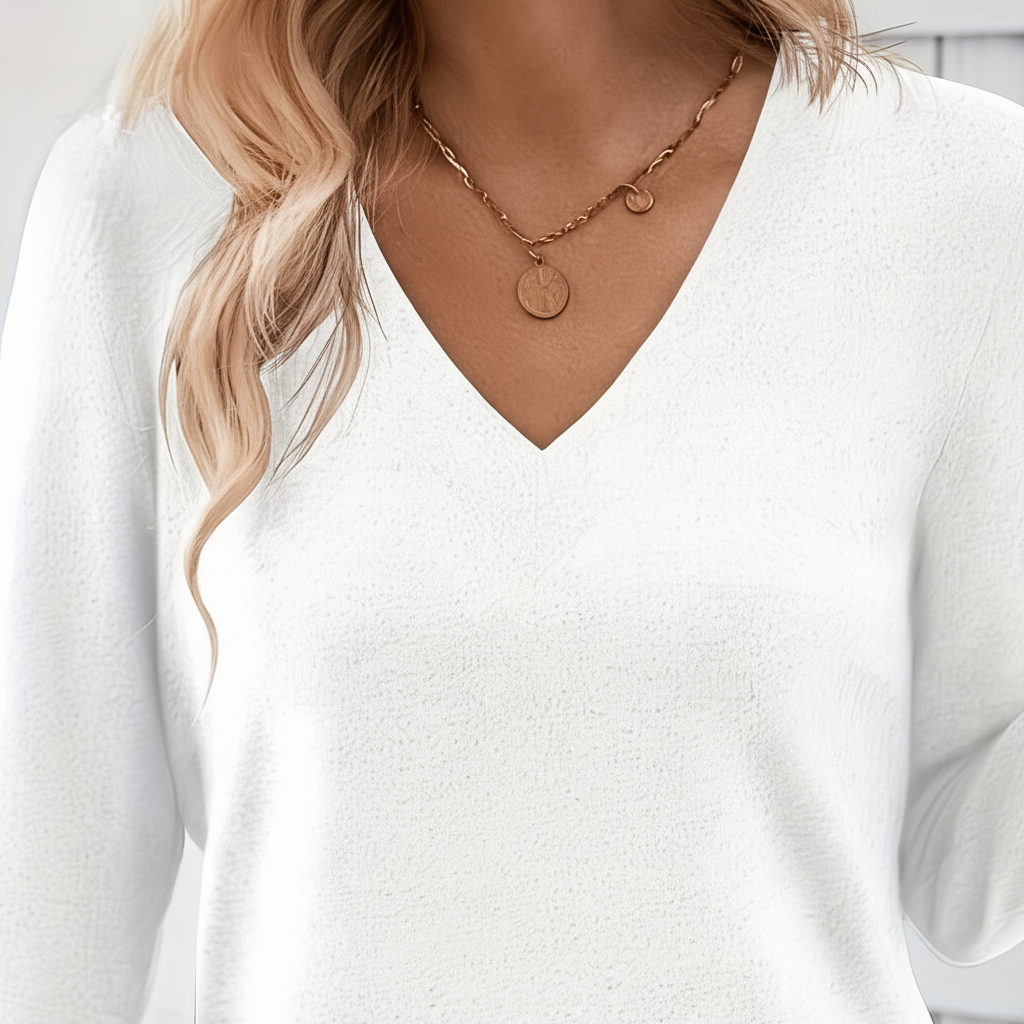 Langärmliger Komfortpullover - Brigitte