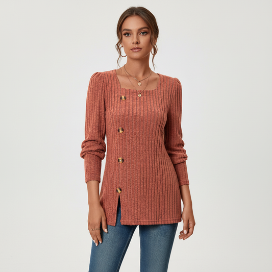 Langärmliges Stricktop -  Helena