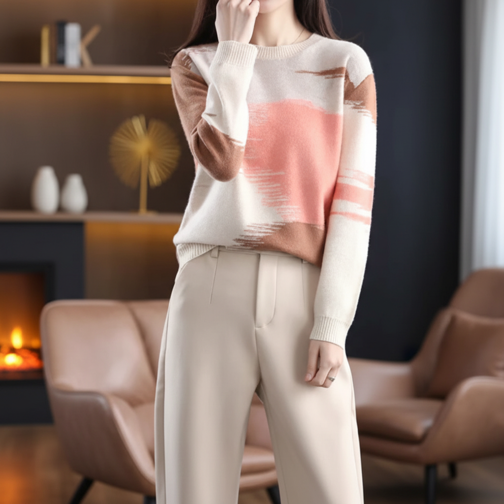 Damenpullover Mit Runder Ausschnitt - Greta