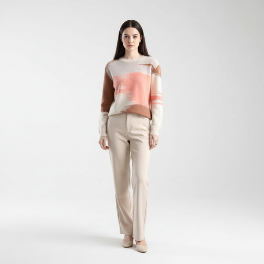 Damenpullover Mit Runder Ausschnitt - Greta