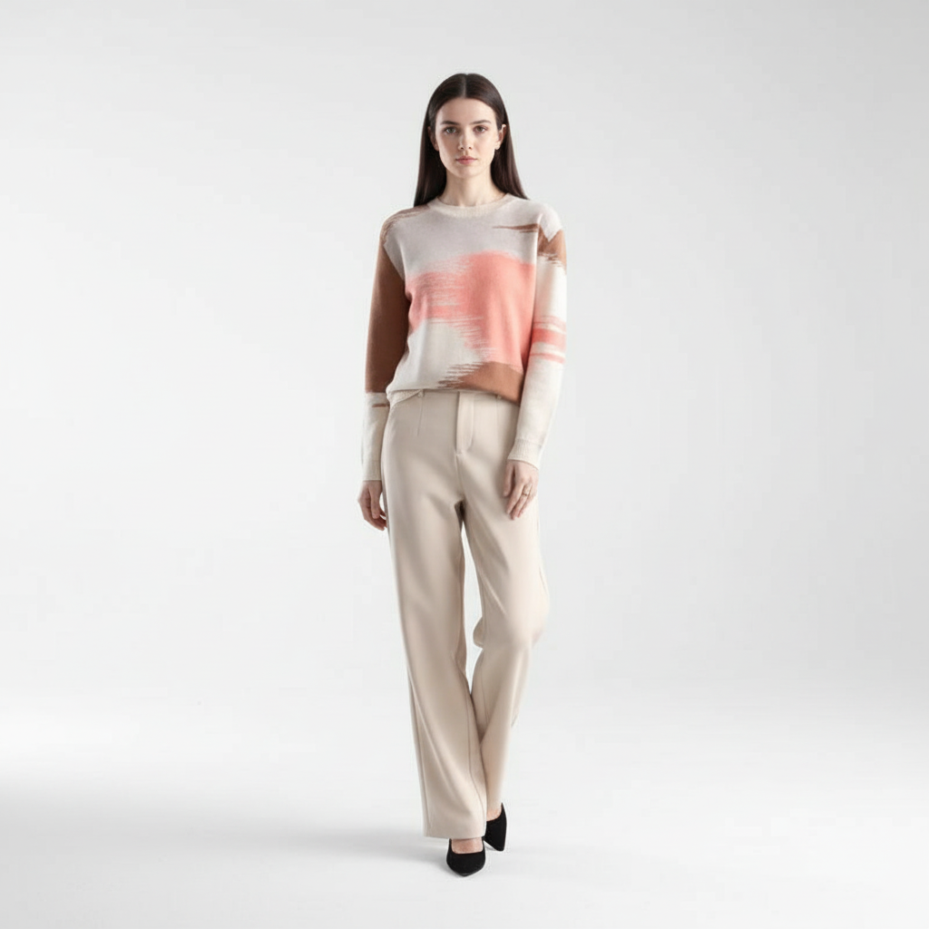 Damenpullover Mit Runder Ausschnitt - Greta