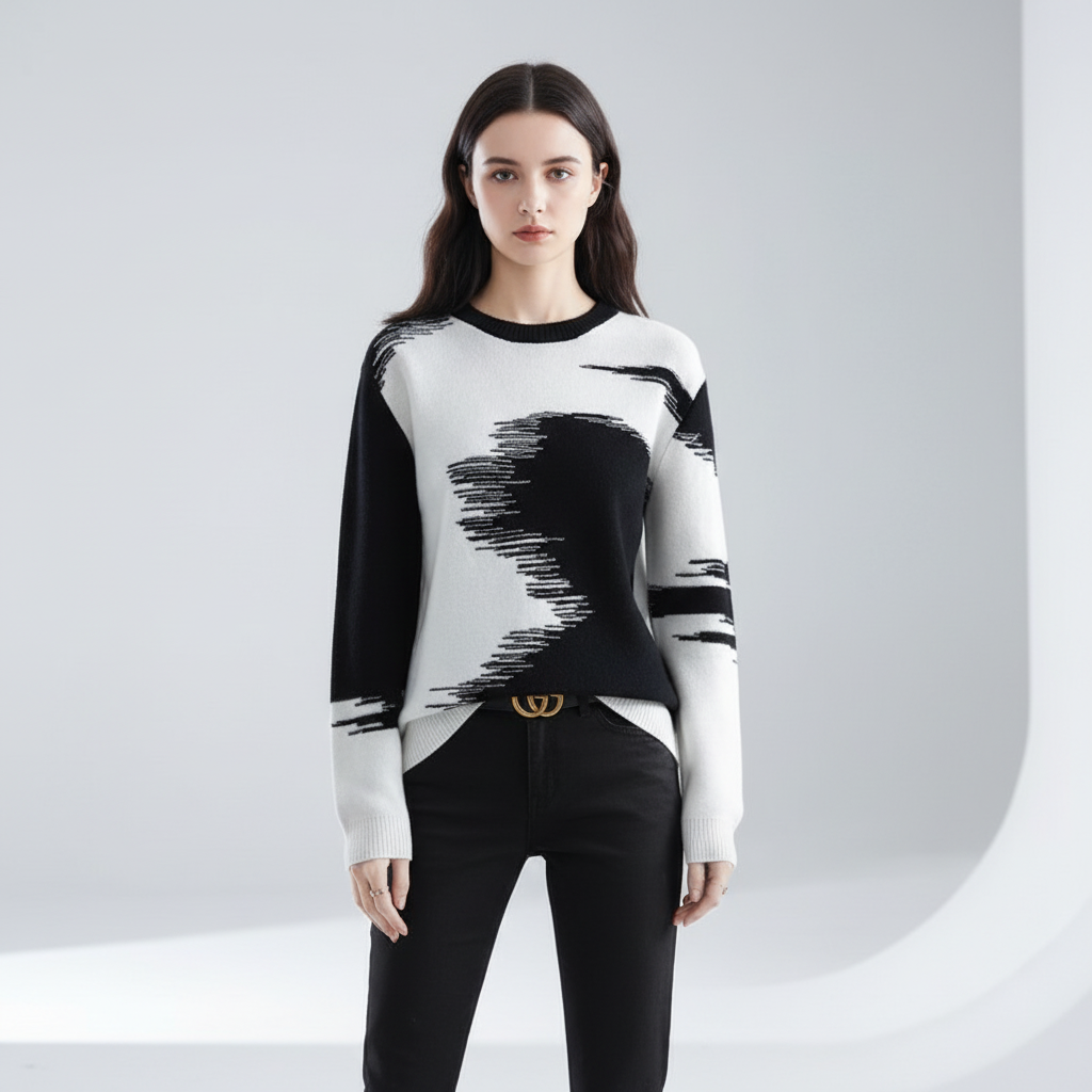 Damenpullover Mit Runder Ausschnitt - Greta