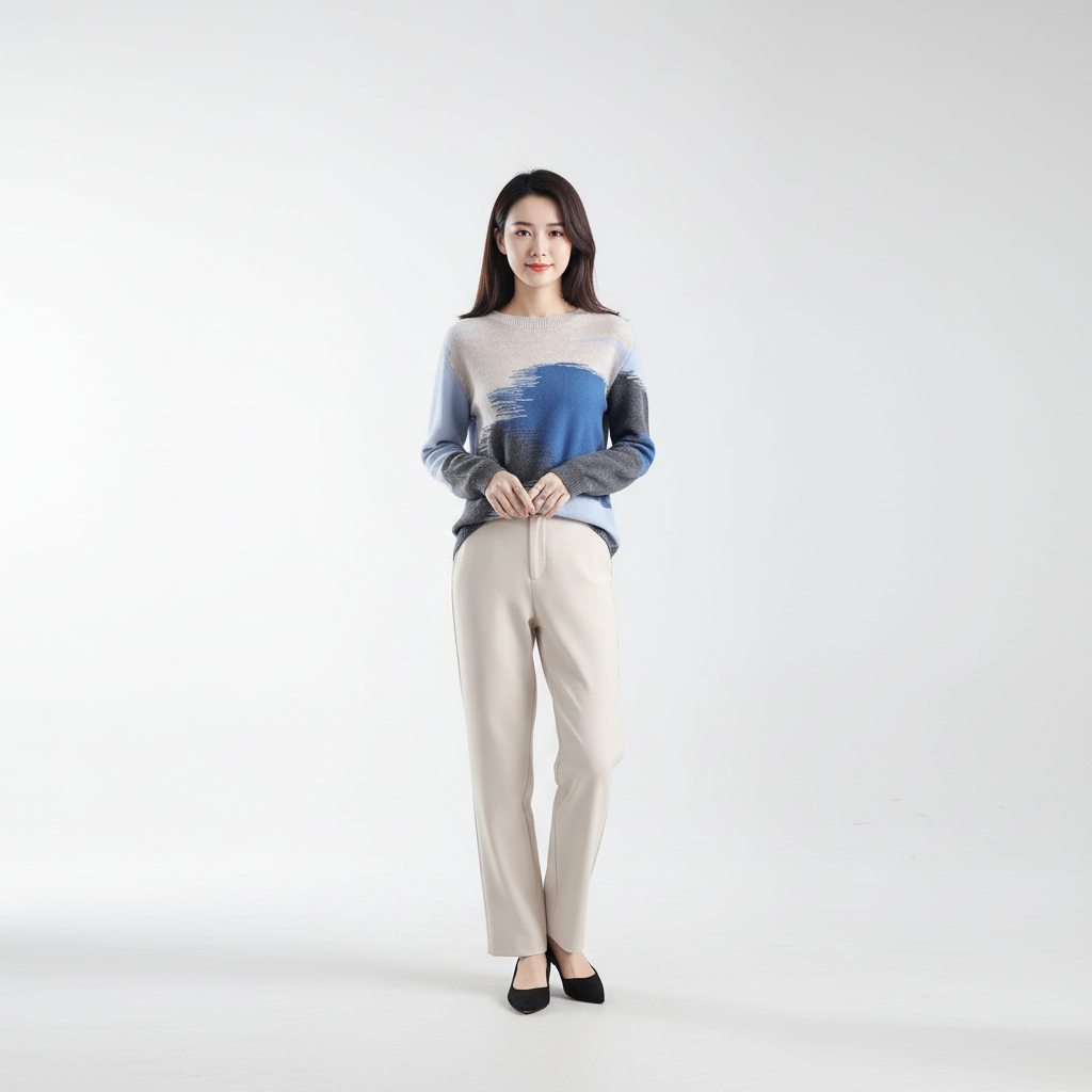 Damenpullover Mit Runder Ausschnitt - Greta