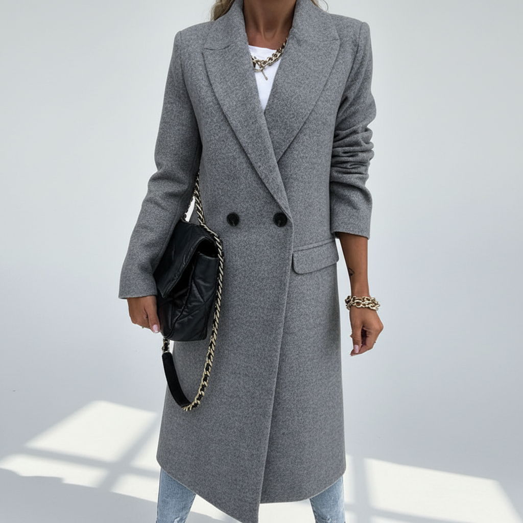 Langer Damenmantel - Alina