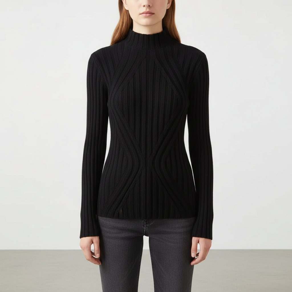 Langer Strickpullover - Lilly