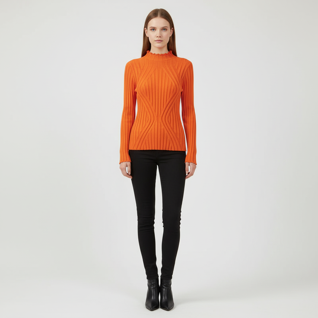Langer Strickpullover - Lilly