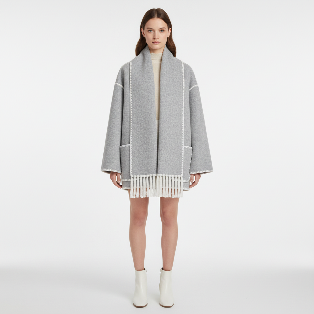 Langer Wollmantel - Marie