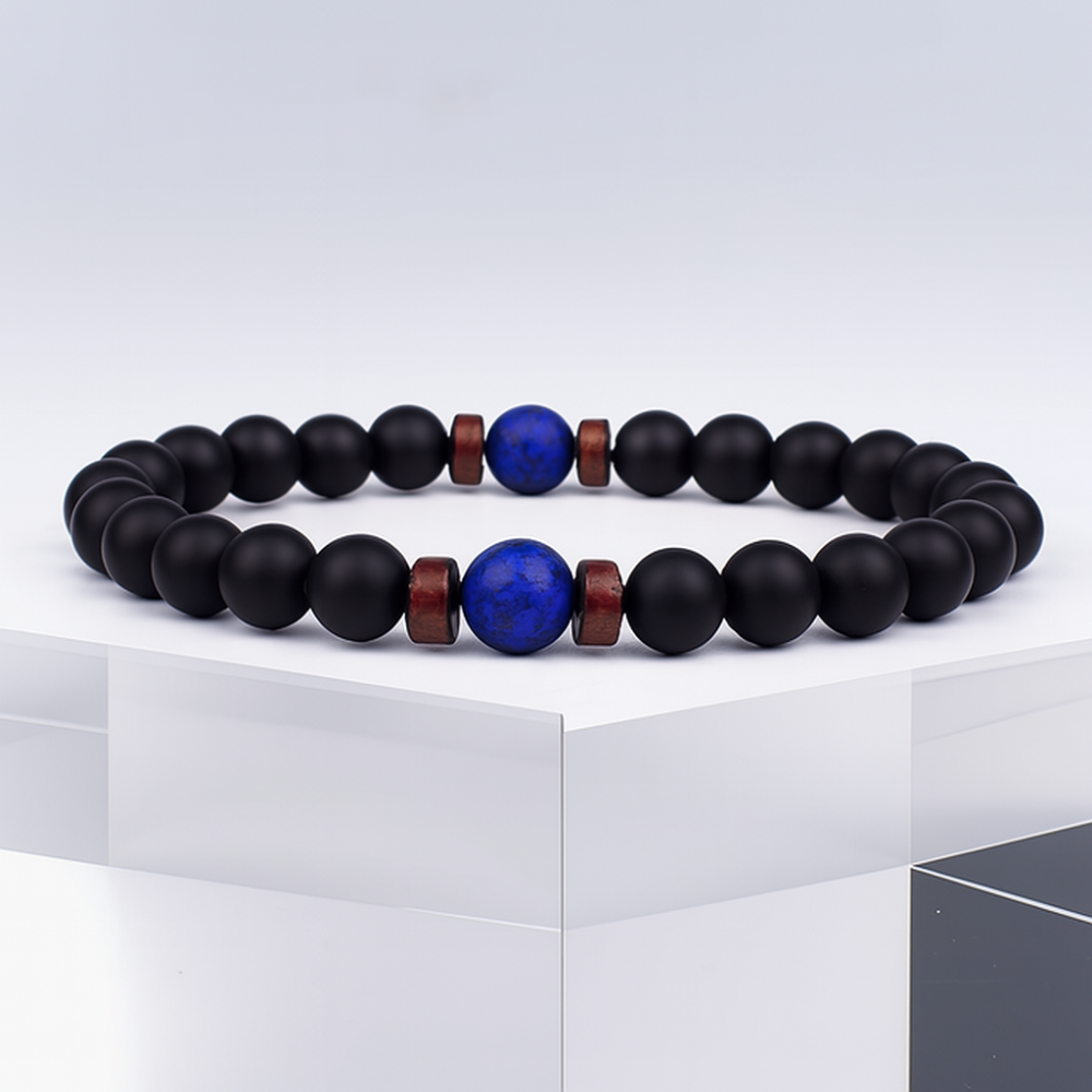 Lava-Männer | Natürliche Lava-Stein-Armbänder