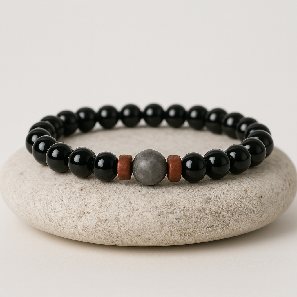 Lava-Männer | Natürliche Lava-Stein-Armbänder