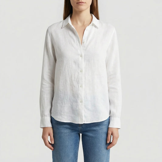 Leichte Damenbluse Mit V-Ausschnitt - Rosemary
