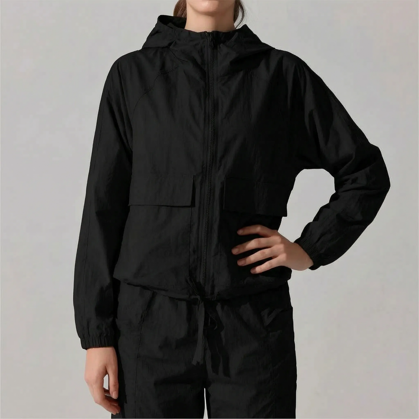 Leichte Sportjacke Damen Mit Kapuze - Sonia