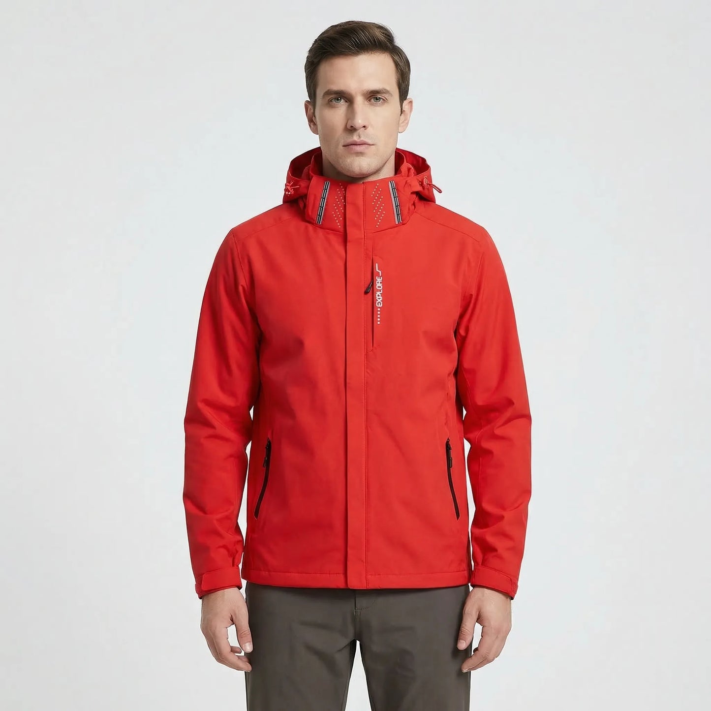Leichter Windbreaker Mit Kapuze Für Herren - Trailcove