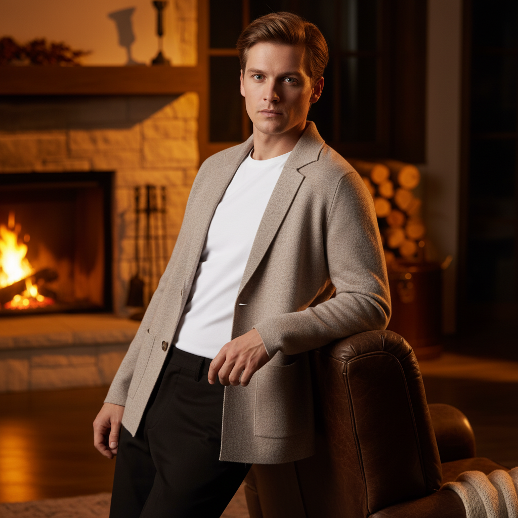 Leichtgewichtige Wollweste - Elias