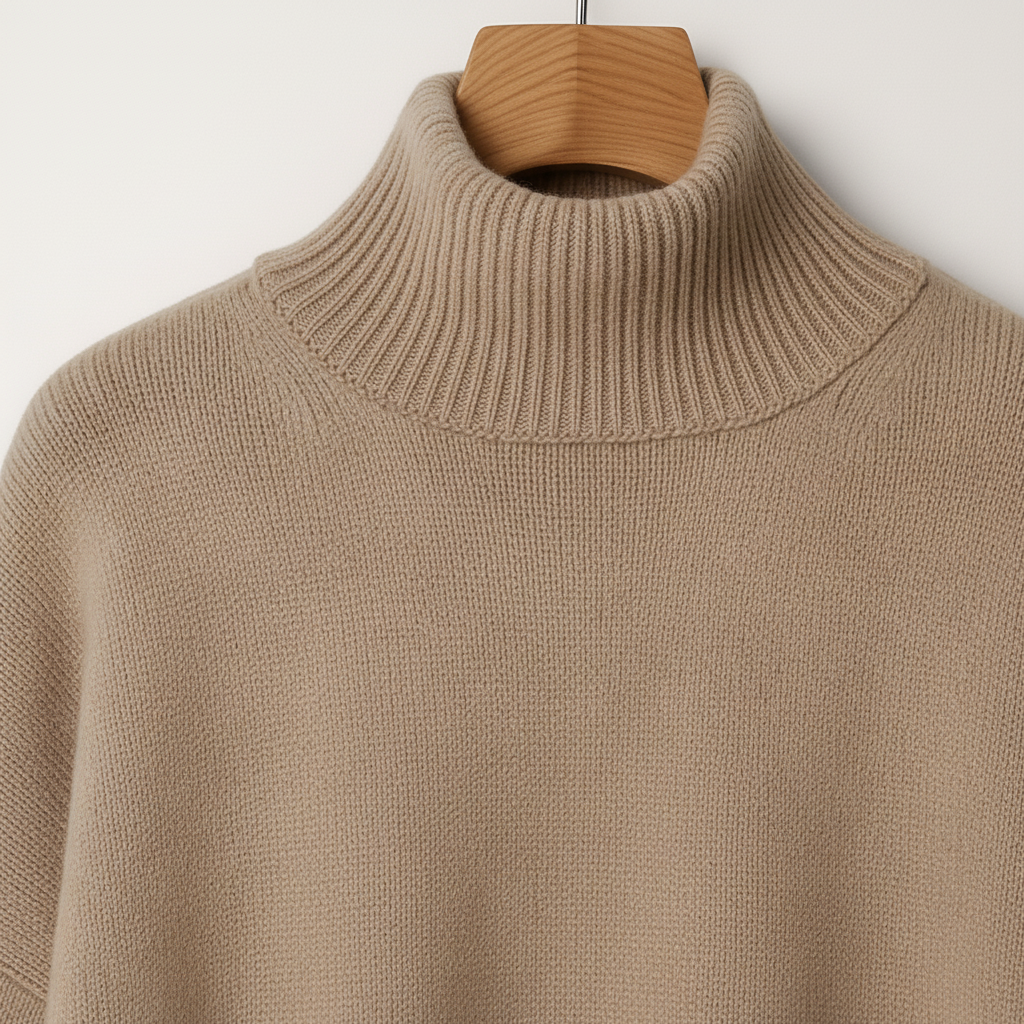 Luxuriöser Damen Rollkragenpullover - Alina