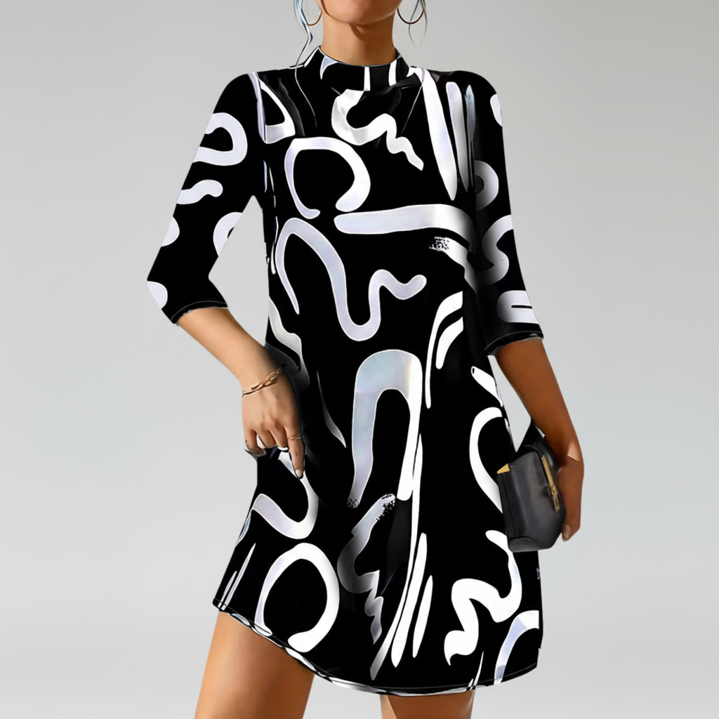 Mini Kleid Mit Langen Ärmeln - Nina