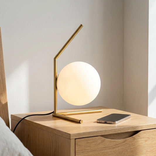 Minimalist Globe Table Lamp - Sphelos