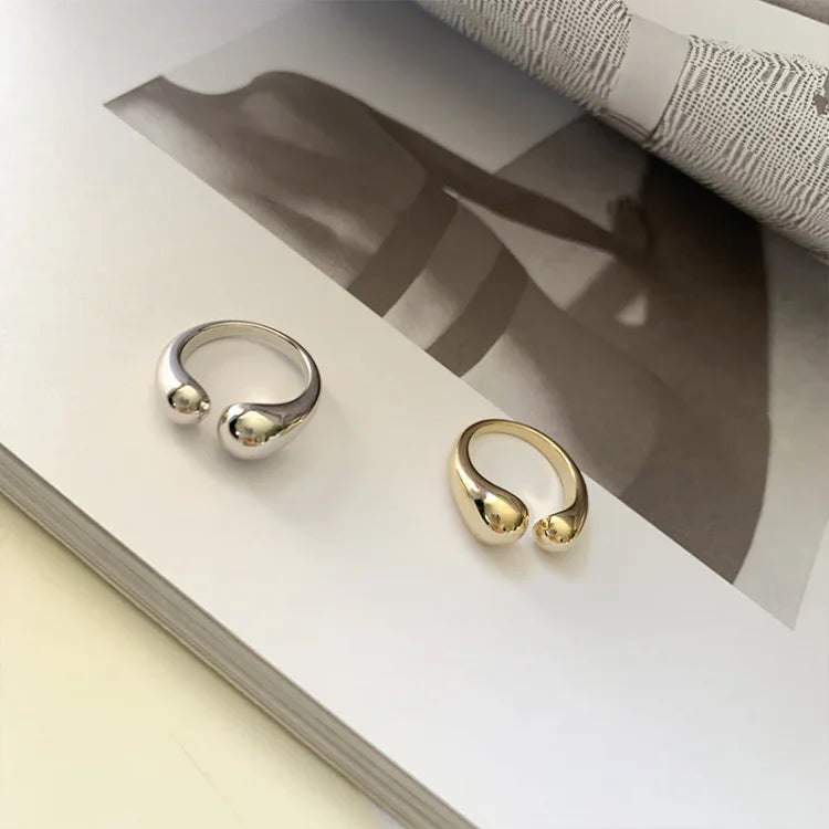 Minimalistischer Designring - DropRing