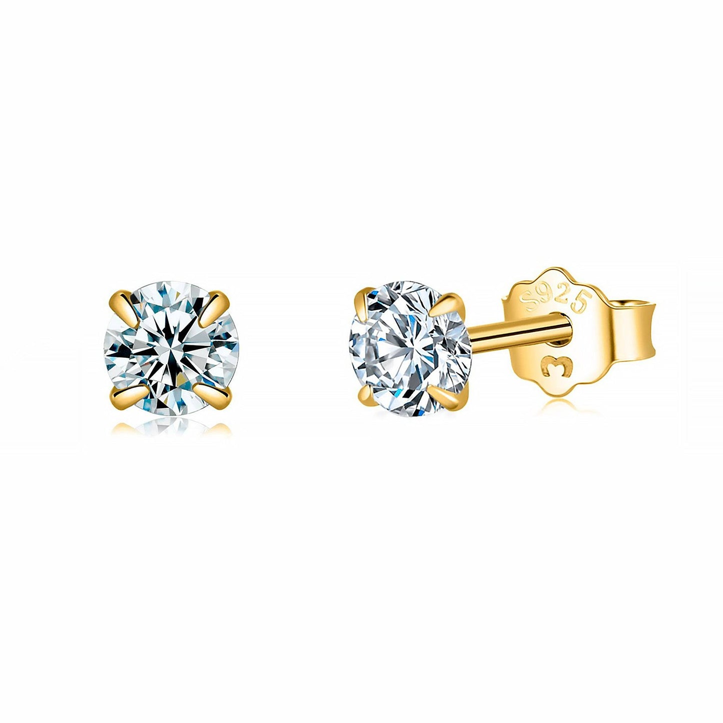 Moderne Zirkonia-Ohrringe - GlitzRing