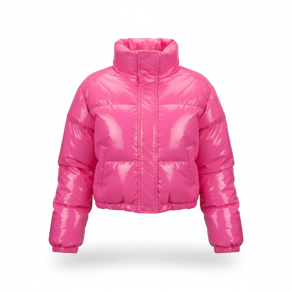 Modischer Puffer-Mantel -  Elisa