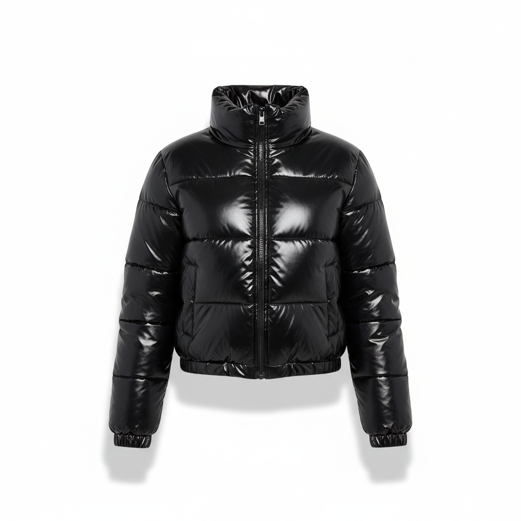 Modischer Puffer-Mantel -  Elisa