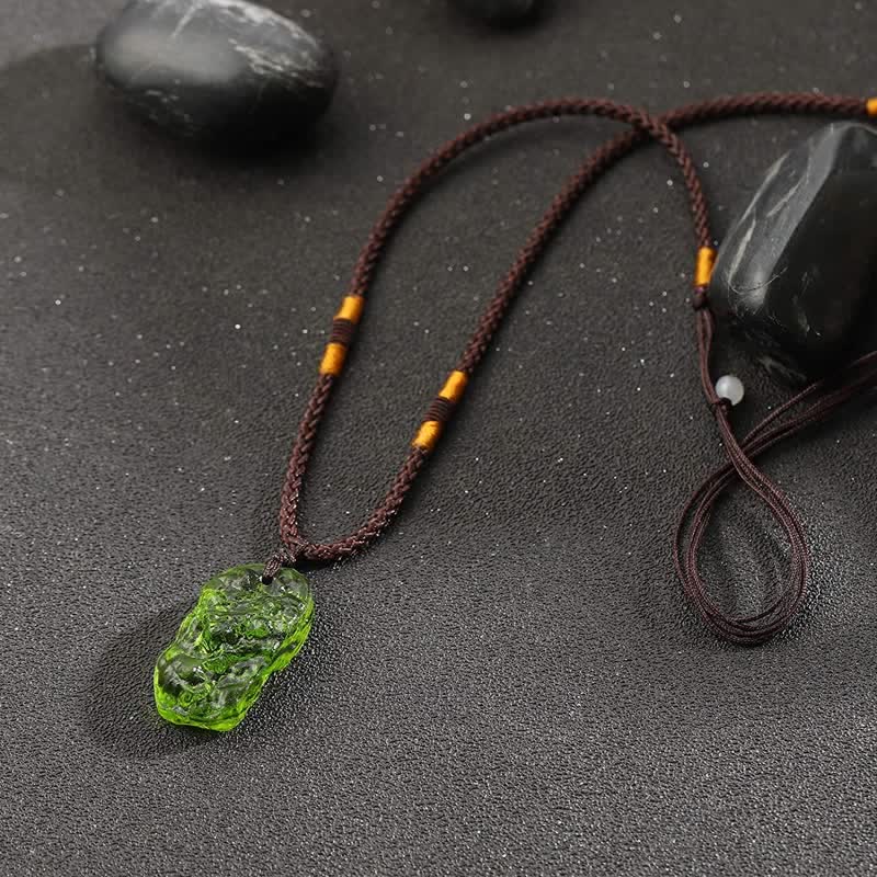 Natürlicher Moldavit-Kristall - Energystone