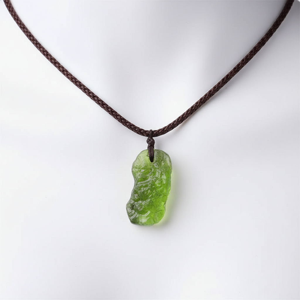 Natürlicher Moldavit-Kristall - Energystone