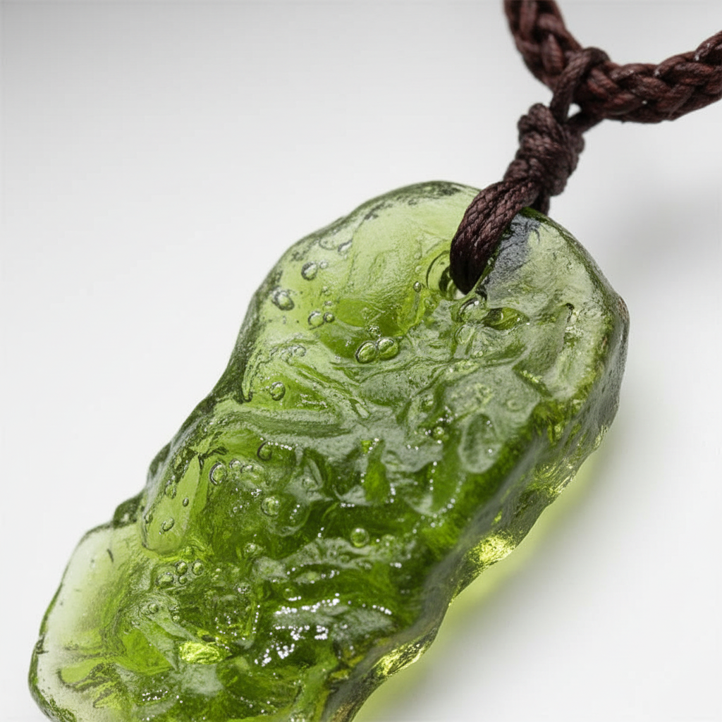 Natürlicher Moldavit-Kristall - Energystone