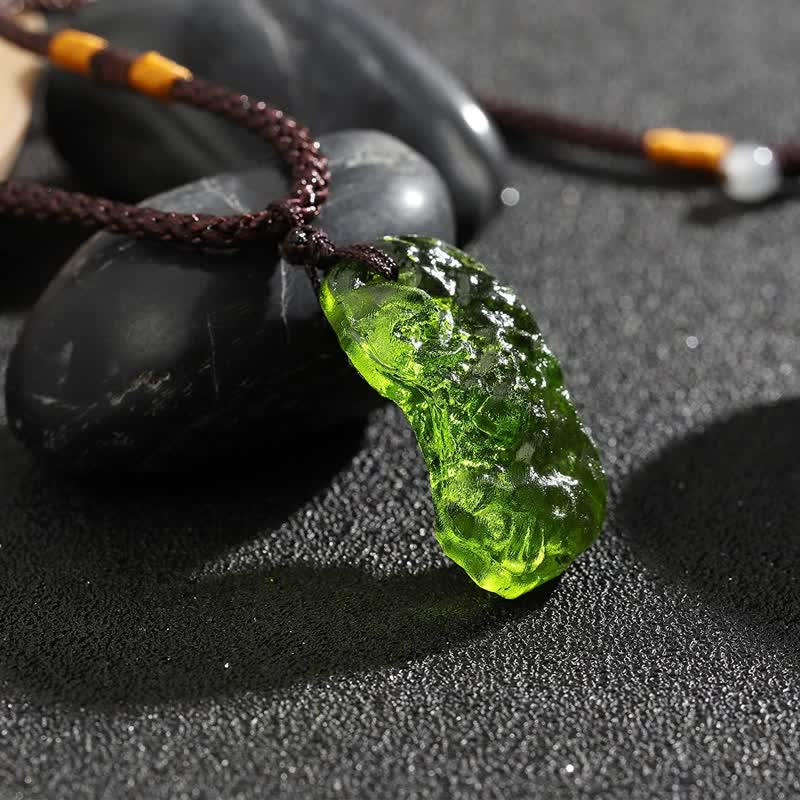 Natürlicher Moldavit-Kristall - Energystone