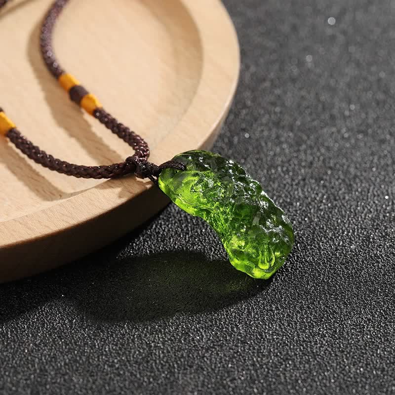 Natürlicher Moldavit-Kristall - Energystone