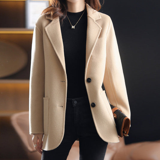 Damen Tweed Herbst- und Winterjacke – Aurelia