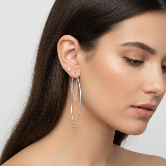 Ohrringe Aus Silber - Shimmering