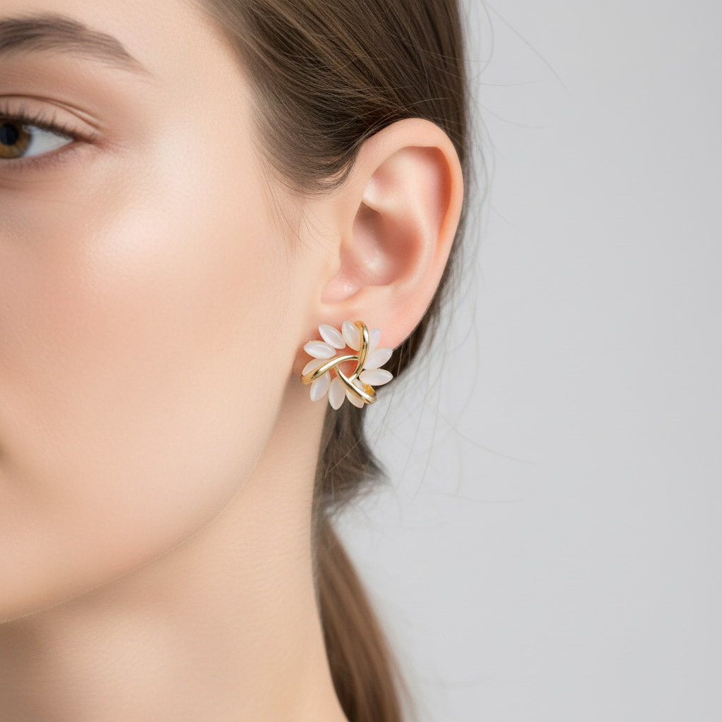 Ohrstecker In Blumenform - BloomGlow