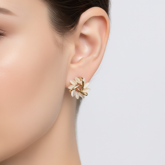 Opal Ohrstecker - PetalGlow