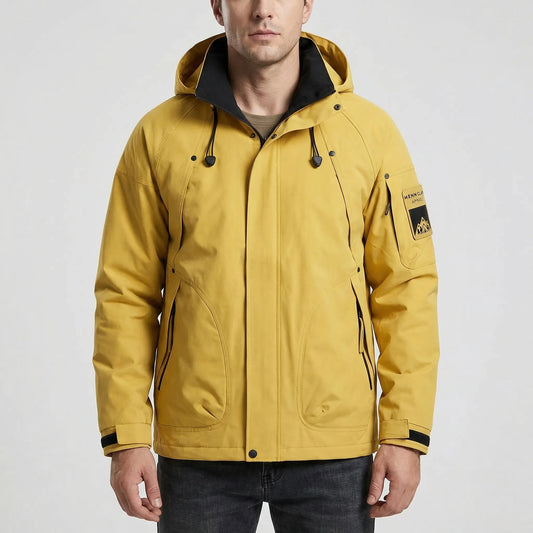 Outdoor-Jacke Mit Kapuze Und Reißverschluss - Ridgorn