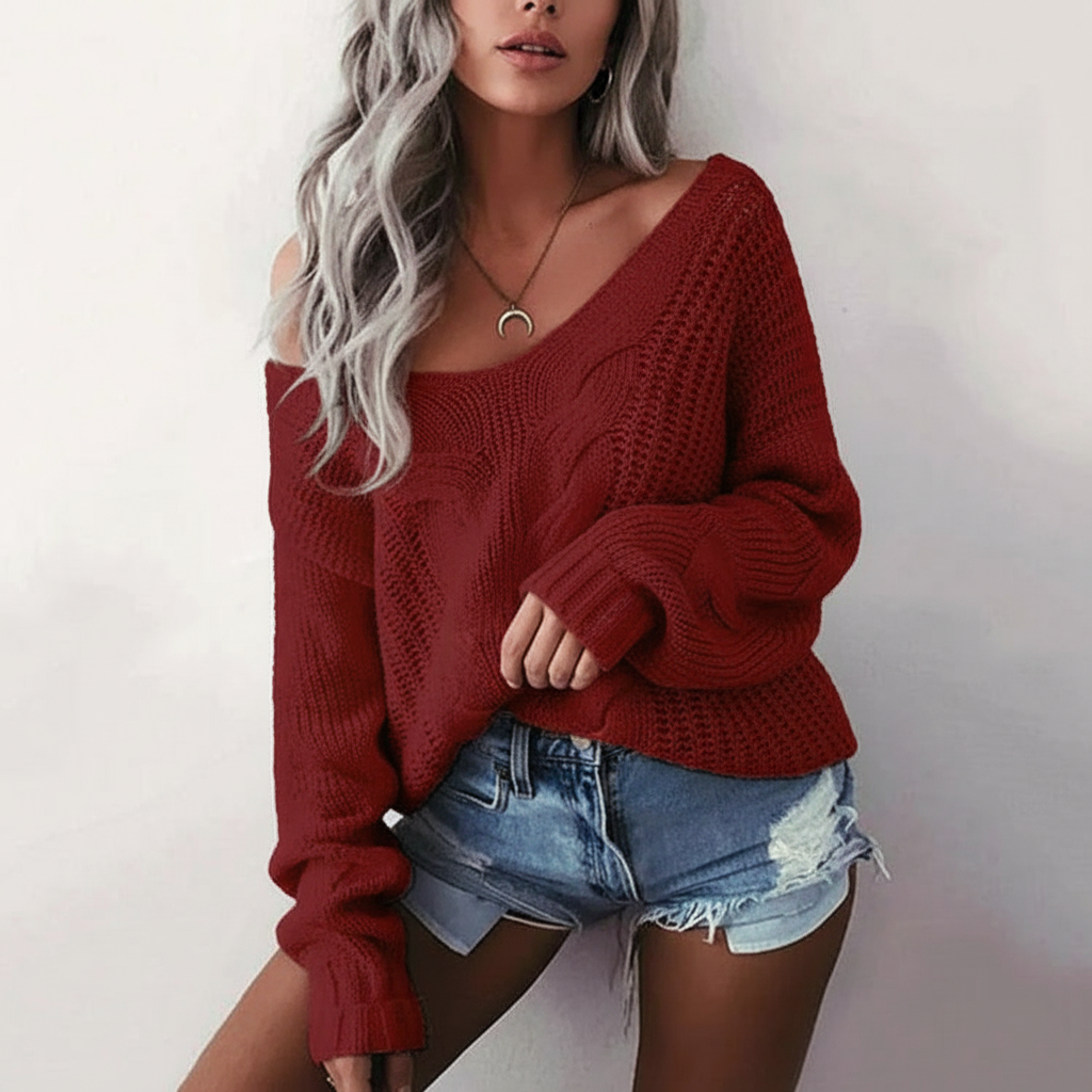 Oversize Strickpullover - Carolin
