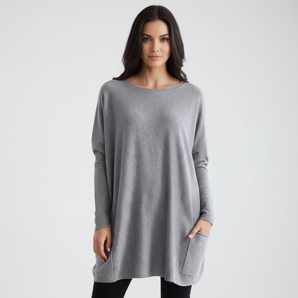 Oversized Schnitt Damenpullover - Marlene
