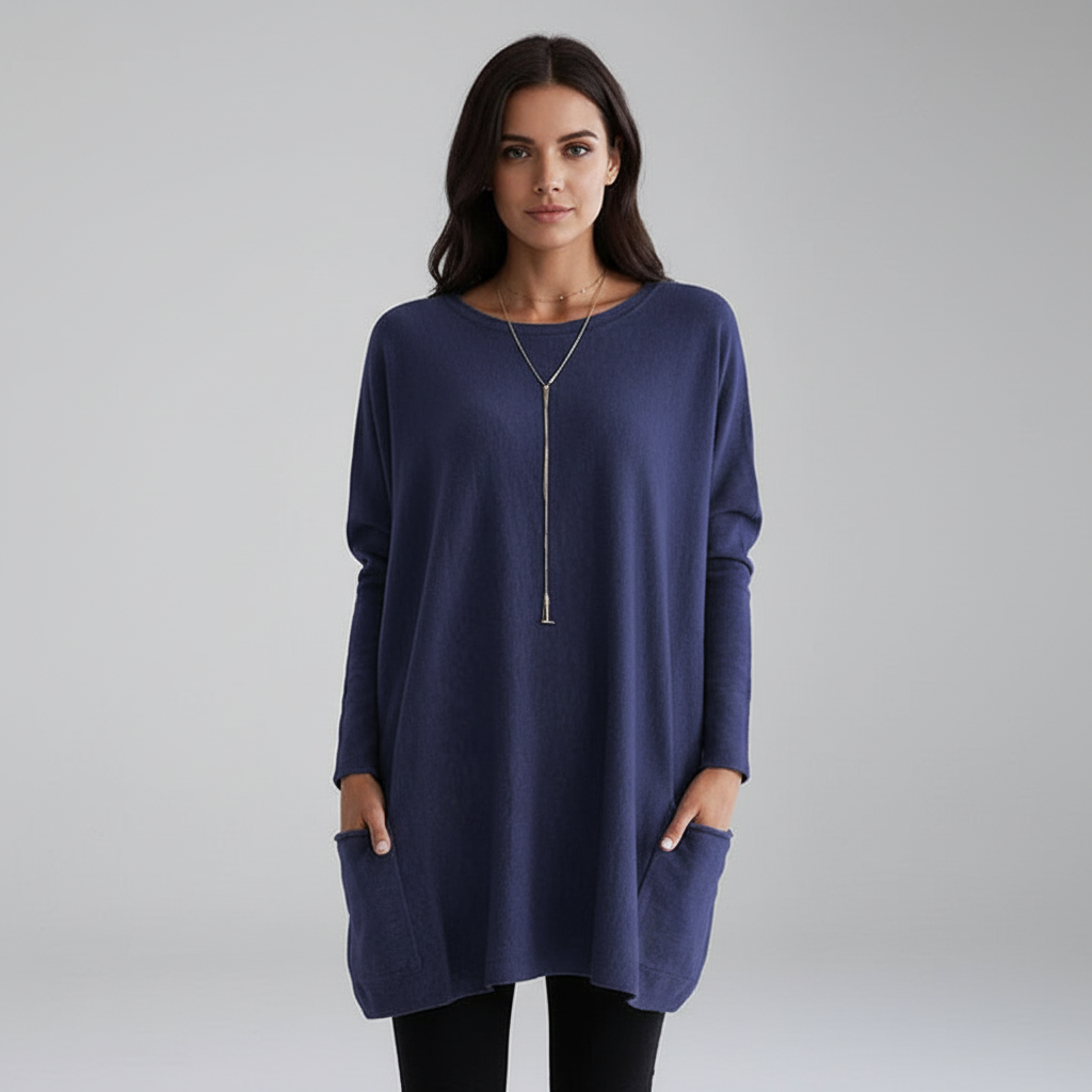 Oversized Schnitt Damenpullover - Marlene