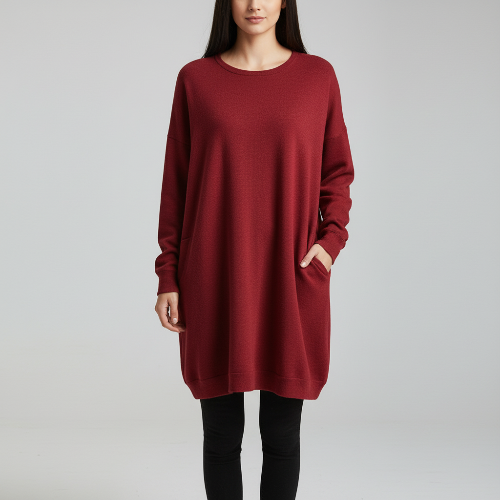 Oversized Schnitt Damenpullover - Marlene