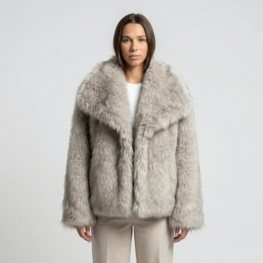 Oversized Winterjas Met Bontlook - Beatrice