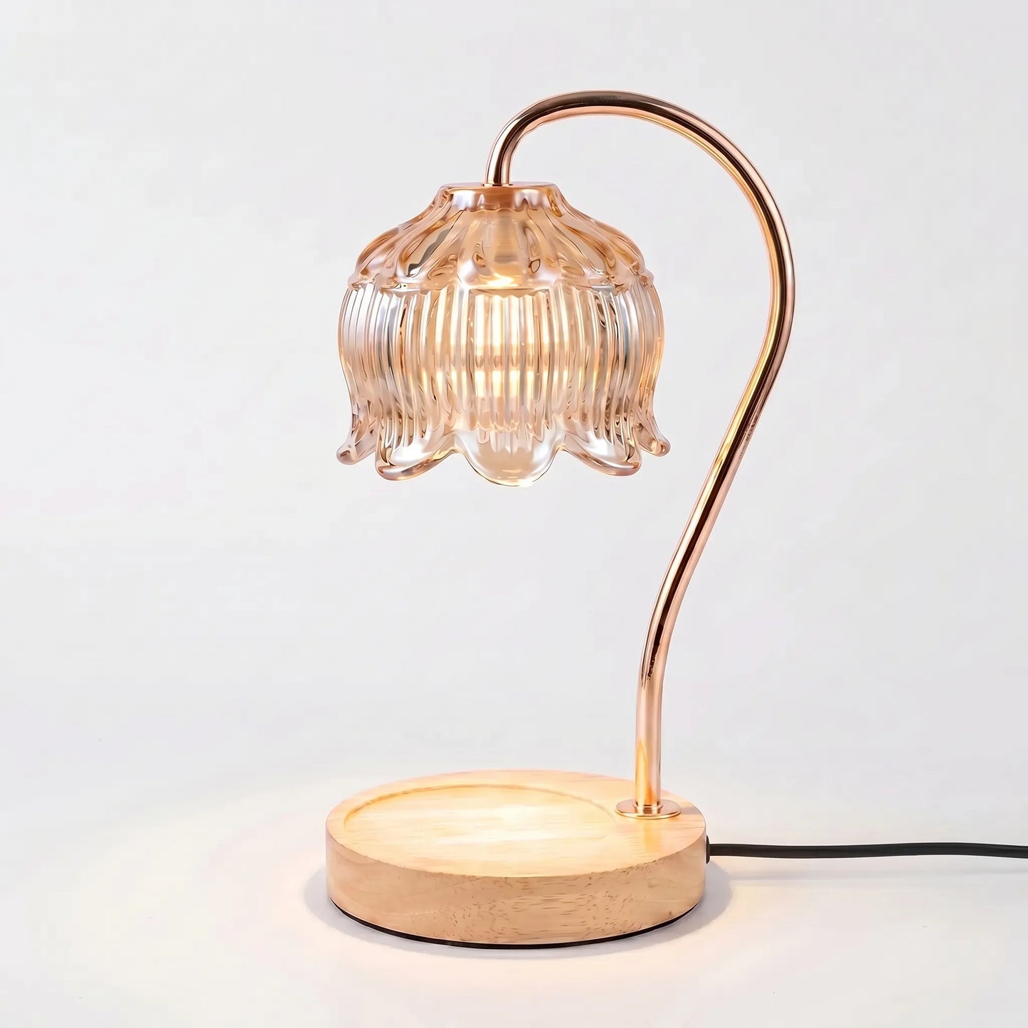 Retro Candle Warmer Table Lamp - Glassora