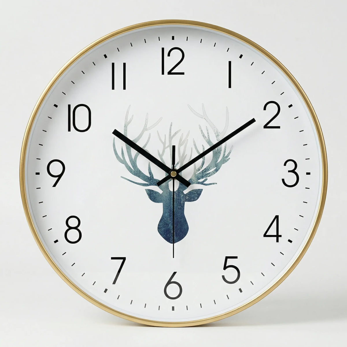 Runde Wanduhr Im Minimalistischen Stil - NordelleClocka