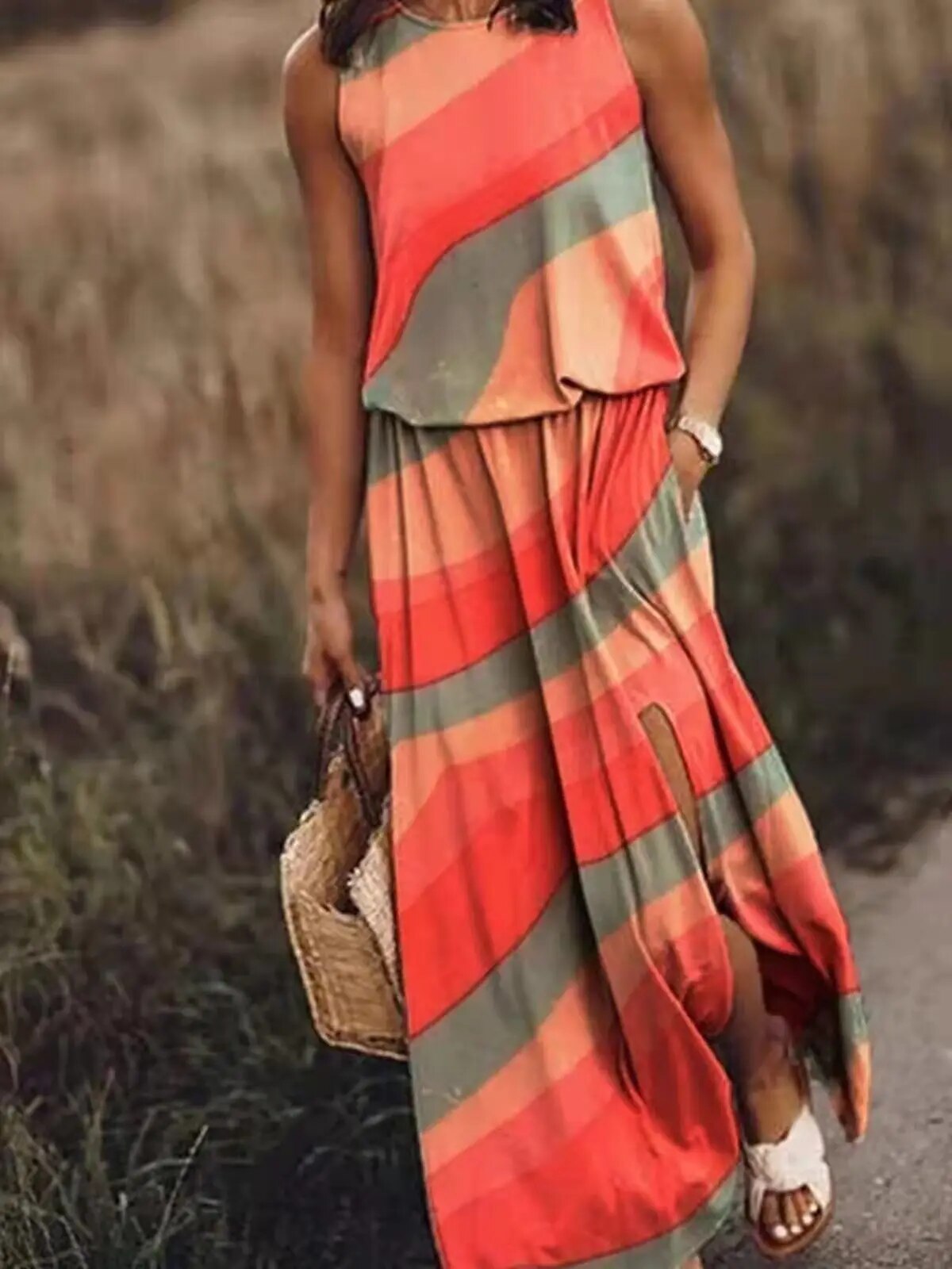 Maxi-Sommerkleid mit individuellem Schnitt – Amara