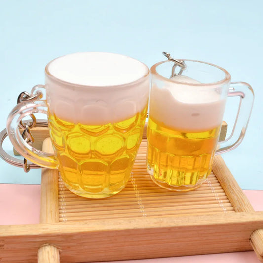 Bierglas Schlüsselanhänger Set – ProstGlück Oktoberfest 2026 (4er-Set)