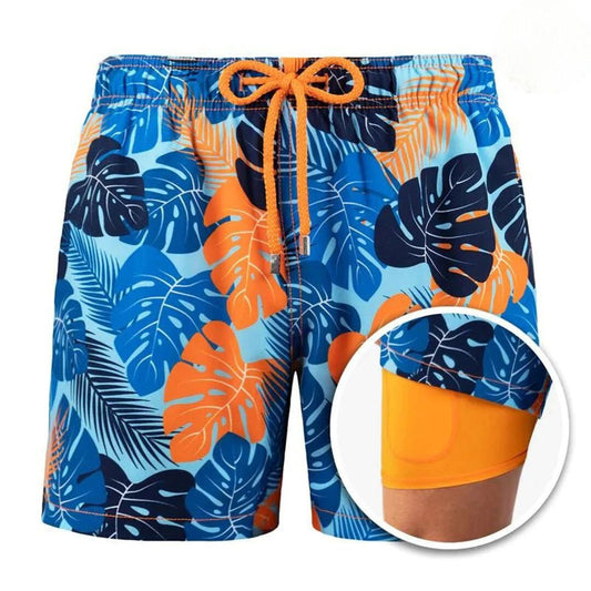 Trendige Herren-Badehose mit Muster – Julien