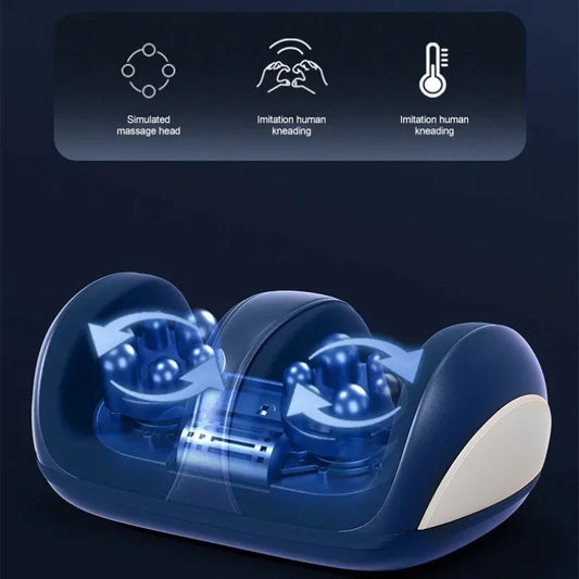 Extra großer elektrischer Shiatsu-Fuß- und Wadenmassager mit Wärme – Orion