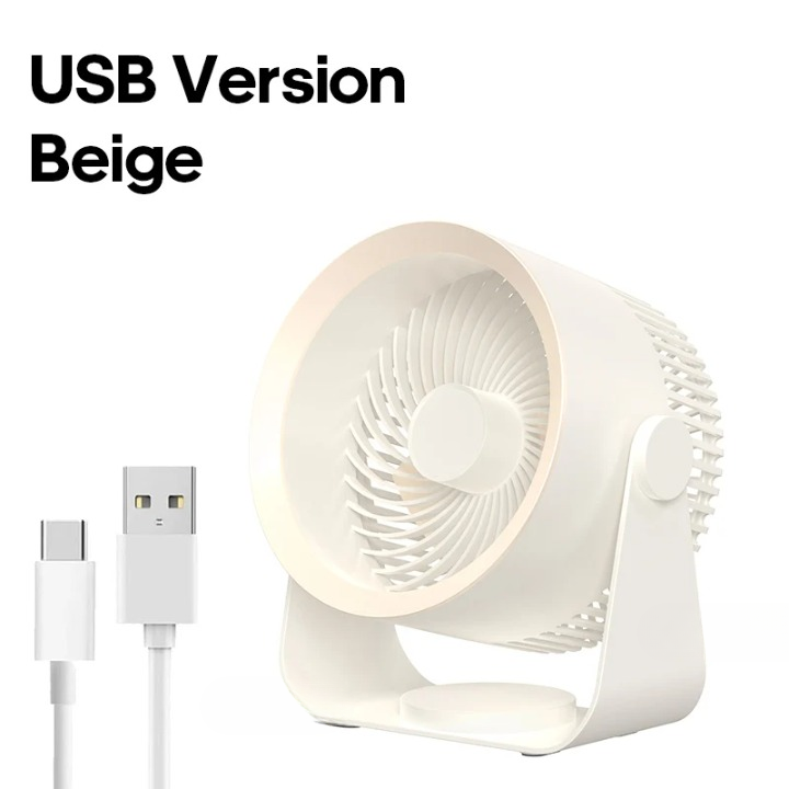Multifunktionaler elektrischer Ventilator mit 4000mAh Akku – AirFlex