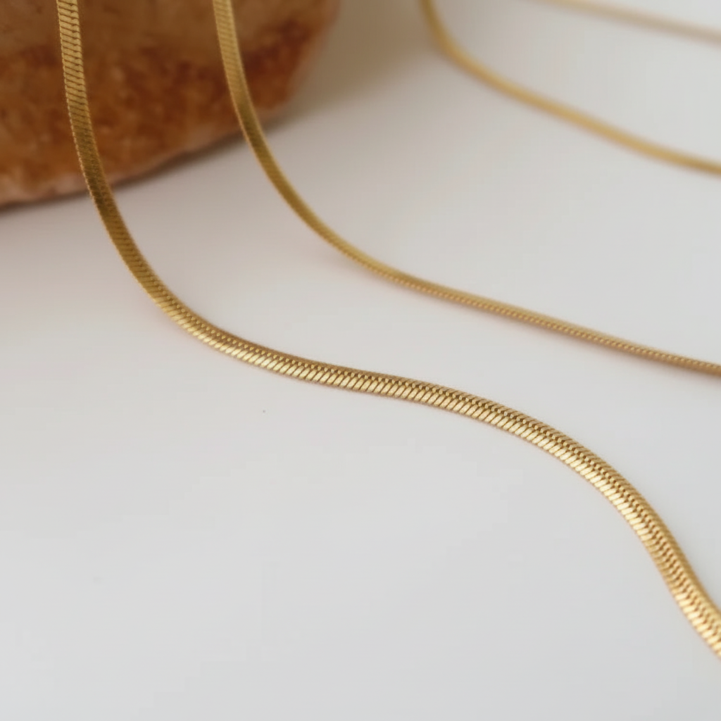 Schlangenkette Aus Silber - SnakeGold