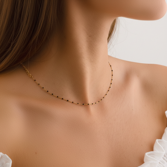 Schlichte Perlenkette - MysticNecklace